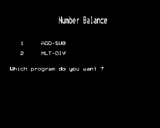Number Balance